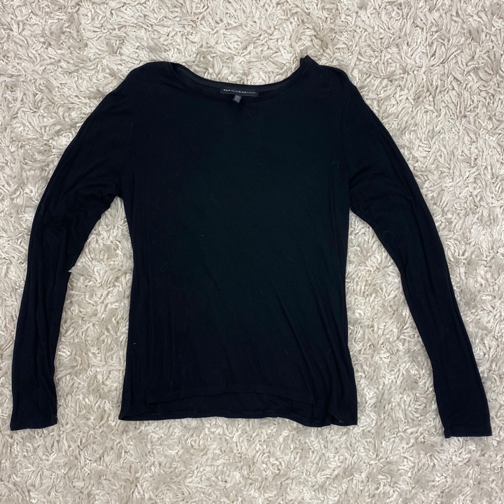 White House Black Market long sleeve tee, size medium
